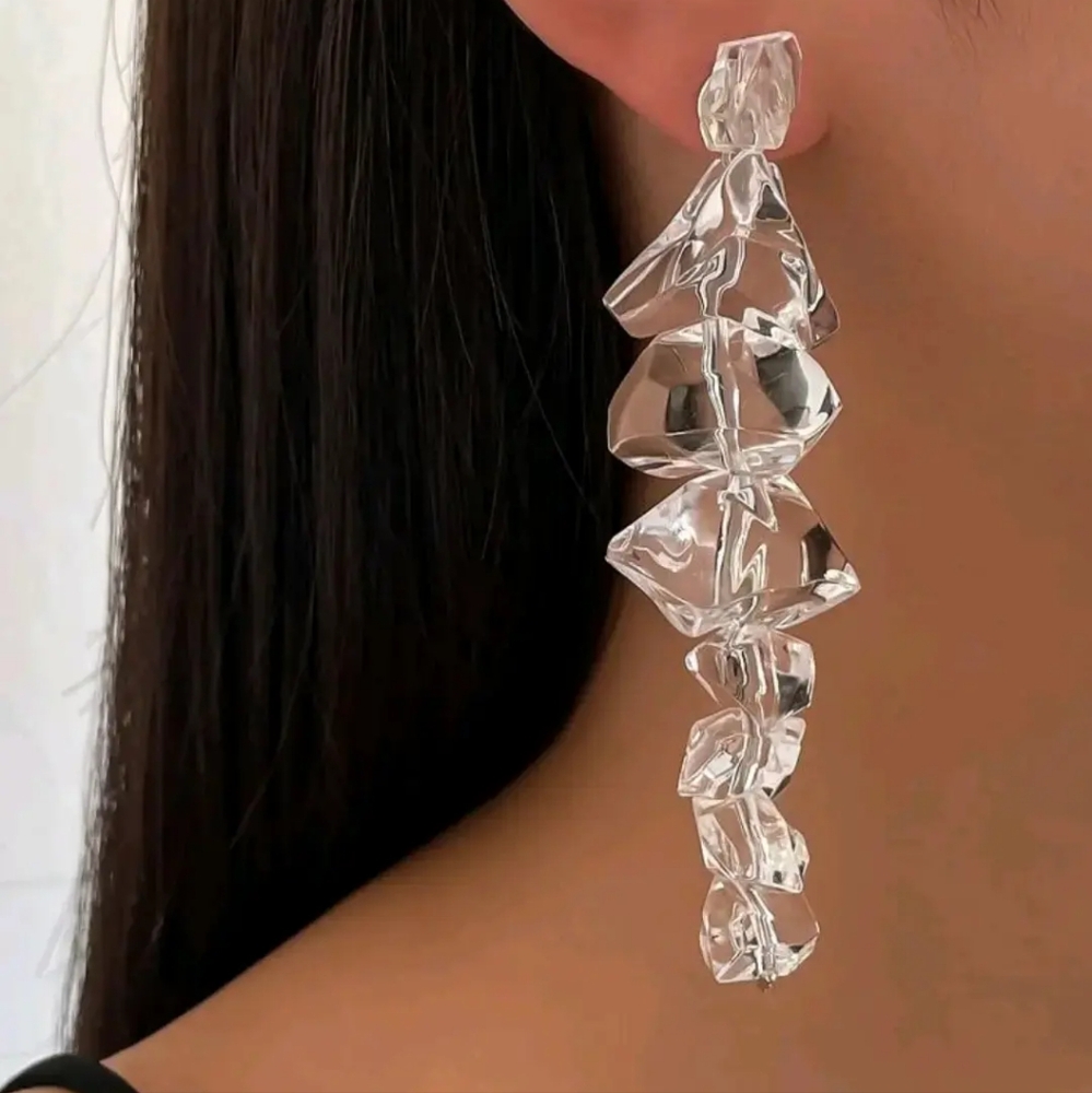 Icy Dangle Earrings